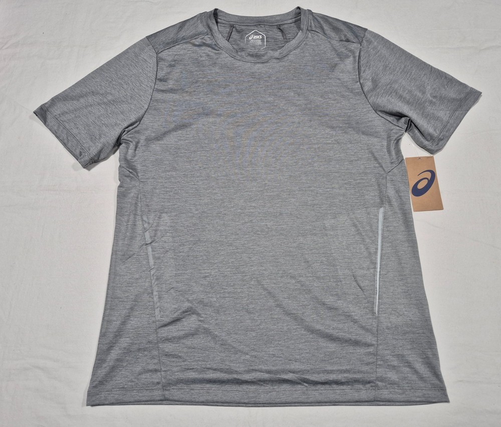 Asics Mens Tech M Knit Spacedye Training Tee running sports shirt SZ Medium
