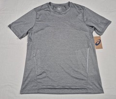 Asics Mens Tech M Knit Spacedye Training Tee running sports shirt SZ Medium