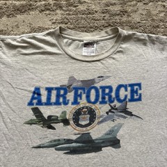 Vintage 90s Tultex United States Air Force Tee Men’s XL Military USAF Jets USA