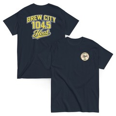 Brew City Heat 104.5 Fastball Baseball Fan T-Shirt