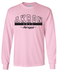 Akron Ohio State T-Shirt Long Sleeve Graphic Tees Unisex Apparel Design