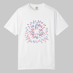 Festives Fireworks TShirts Design, Comfort Colors T Shirt, Unisex Streetwear Tee
