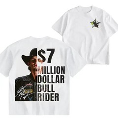 JB Mauney T-Shirt, Vintage Bull Rider Shirt, Retro Rodeo Cowboy Tee