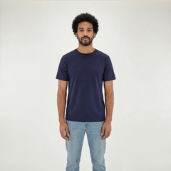 Men’s Bamboo Cotton T-Shirt 4 Pack Bundle 4 Colors Crew Neck Soft Tee NWT