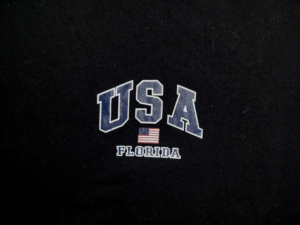 Suna Cotton USA Florida Muscle Tank Black Size L