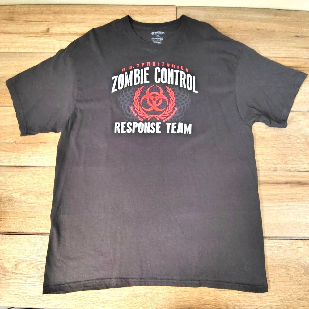 Tactical Zombie Control Response Men’s Graphic Tee XL