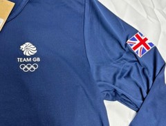 Adidas Training Shirt Team GB Olympic Jersey Gym White Blue XS S M L XL 2XL 3XL