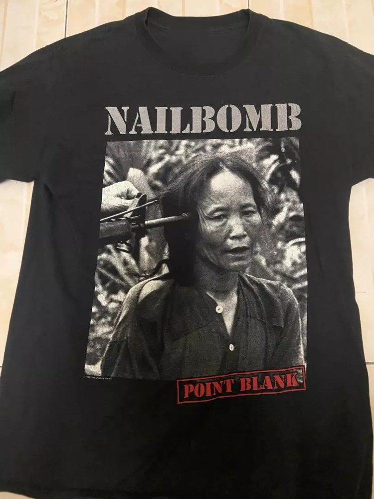 Popular Nailbomb Band Point Blank Man Woman T Shirt Full Size S-5XL