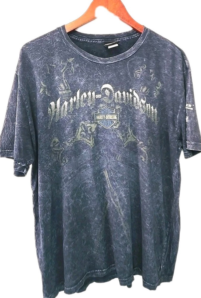 Vtg Harley Davidson T-Shirt Mens M Eagle Bike Graphic Chandler Arizona Double Si