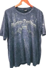 Vtg Harley Davidson T-Shirt Mens M Eagle Bike Graphic Chandler Arizona Double Si
