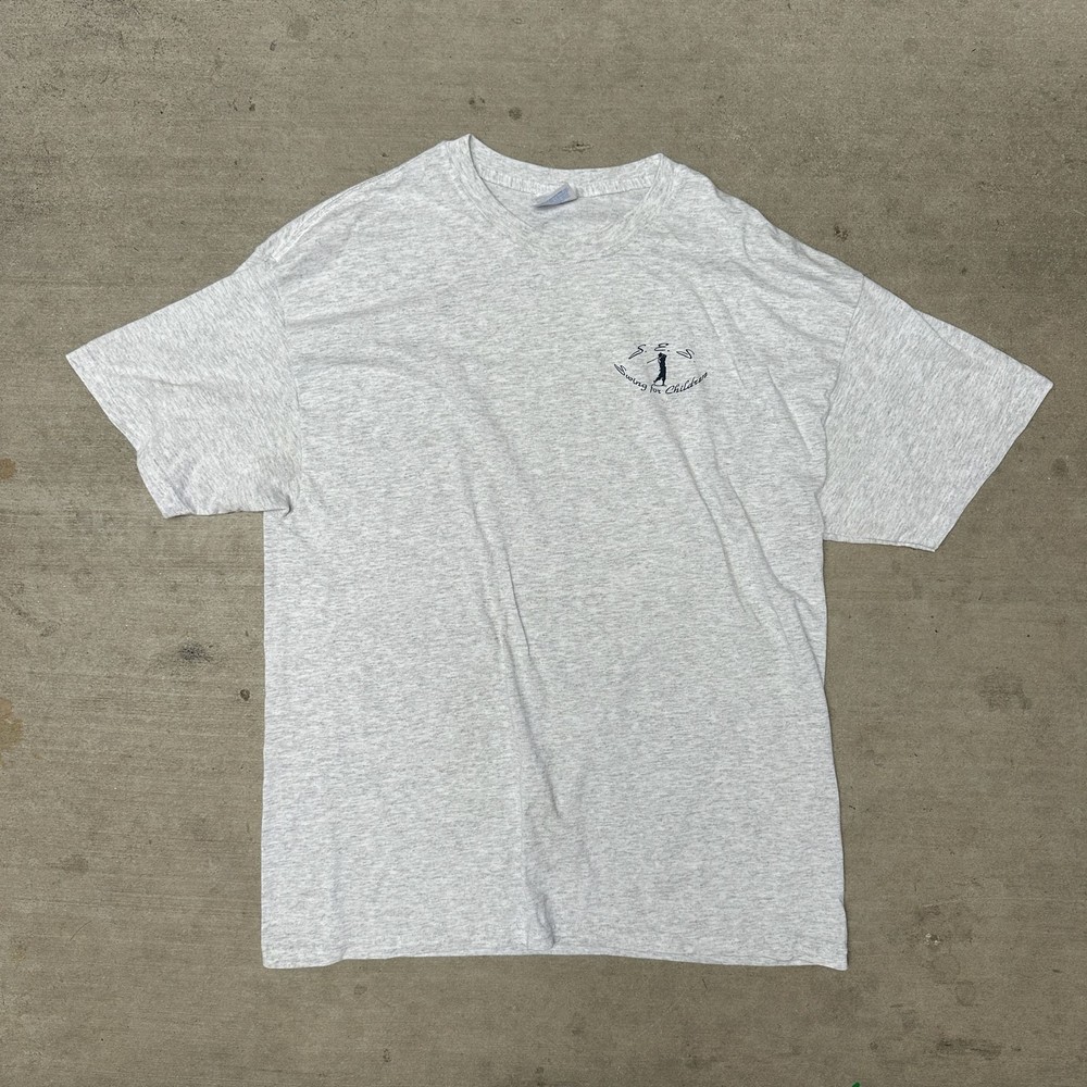 Vintage Hanes Heavyweight 50/50 Swing for Children Golf Graphic T-Shirt
