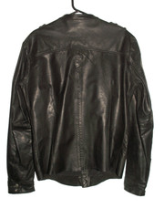 Men’s All Saints REBELL LEATHER SHIRT jacket overshirt L (ref54) £99.99!!!!!