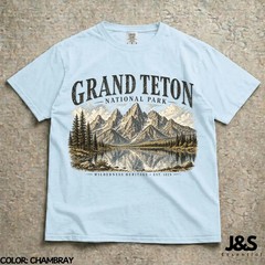 Vintage Grand Teton National Park Nature Comfort Tee