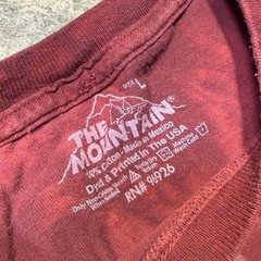 The-mountain Men’s Burgundy and Red T-shirt