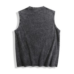 Men Wash Sleeveless Black Tank Top They Not Like Us Color Letter Print
