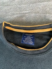 Polo Ralph Lauren SleepShirt Medium Black Long Sleeve Cotton Mens Size L