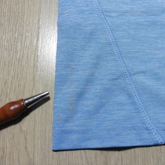 GREYSON Mens M MEDIUM GUIDE SPORT T SHIRT=BAREBONE=PERFORMANCE GOLF TEE BLUE