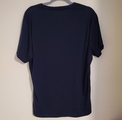 Navy Blue Alfani V Neck T Shirt