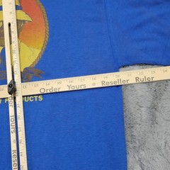 Vintage 90s Panama Jack Shirt Mens XL (Fits Medium) Blue Myrtle Beach Sun Tan