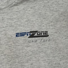 Vintage 2000s ESPN Zone New York Shirt Mens L Gray Statue Liberty Football Tee