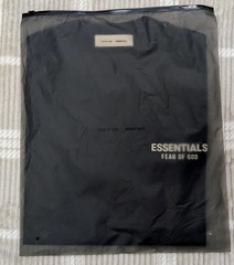Fear of God Essentials Classic Tee ‘Jet Black’ M Size Oversized T-Shirt SS25