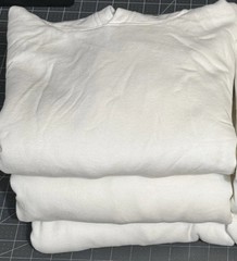Lot Of 5 ComfortWash Hanes Garment Dyed Hoodie Pullover Unisex Medium White