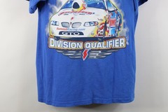 Vintage Y2K Mens XL Faded NHRA Summit Racing Equipment Fire Flames Car T-Shirt