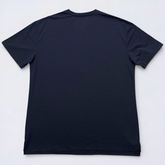 BYLT Premium Basics Shirt Mens 2XL Navy Blue Crewneck Split Hem Stretch Athletic
