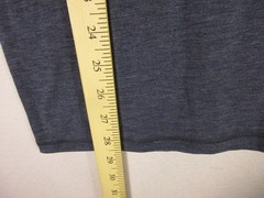 Peloton Mens Pull-On Fourlaps X T-Shirt Crew Neck Short Sleeve Size L Gray