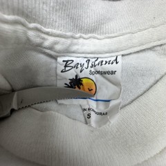 Bay Island Sportswear Shirt Mens Small White Justin Timberlake 2013 Tour