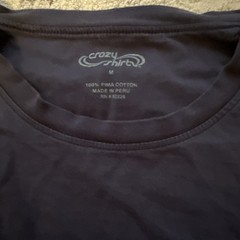 Crazy Shirts Medium Blue Pullover T Shirt Colorado Graphic Pima Cotton