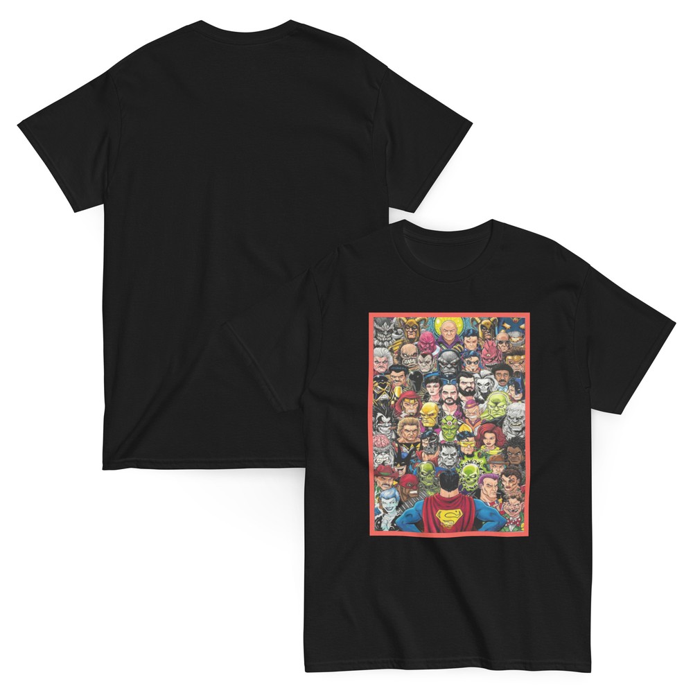 Unisex Classic Superman Tee, DC Comics, Retro, Superman vs. Everybody T-Shirt