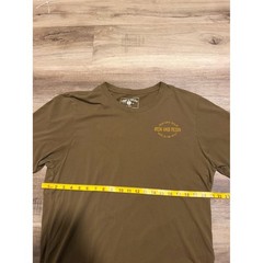Iron Resin Men’s 100% Organic Cotton T-shirt XL Brown Lightweight
