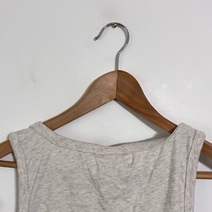 Hm Mens Muscle Tank Top T-Shirt Size S Grey Graphic Print Sleevless Tee