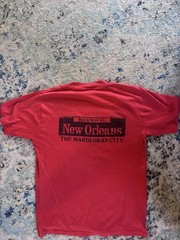 Vintage 1987 New Orleans Mardi Gras Bourbon St. Party Time T Shirt Sz L 80s VTG