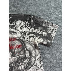 Xtreme Couture Graphic T-Shirt Mens XL Black Skull Snake MMA Streetwear USA Made
