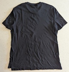 Murano Liquid Luxury Slim Fit Men’s T-Shirt in black Sz Lg Cotton Crew Neck