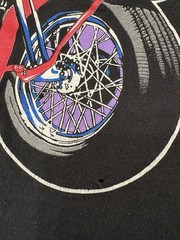 Vintage Great White 1997 US Tour Black T Shirt Size M/L Shark Motorcycle Single