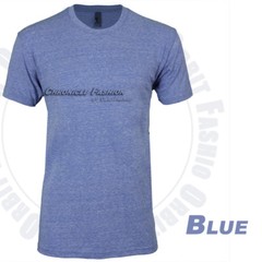 Mens T Shirts Crew Neck Slim Fit Short Sleeves Casual Tri Blend Cotton Solid Tee