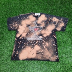 Vintage 90s Good Husband Shirt Large 22×26 Bleached Black