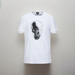 Just Cavalli Skull T-Shirt Tee Size XL
