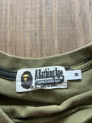 BAPE A Bathing Ape 1st Camo Shark Mouth Zipper Shirt Green Camo Medium Authentic