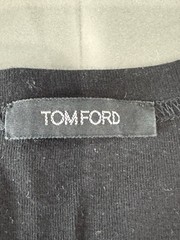 TOM FORD Short Sleeve Black T-Shirt Outerwear M Made In Italy