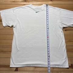 Vintage Y2K Nike Spellout Logo Mini Swoosh Gym Locker Tag Graphic T-Shirt Large