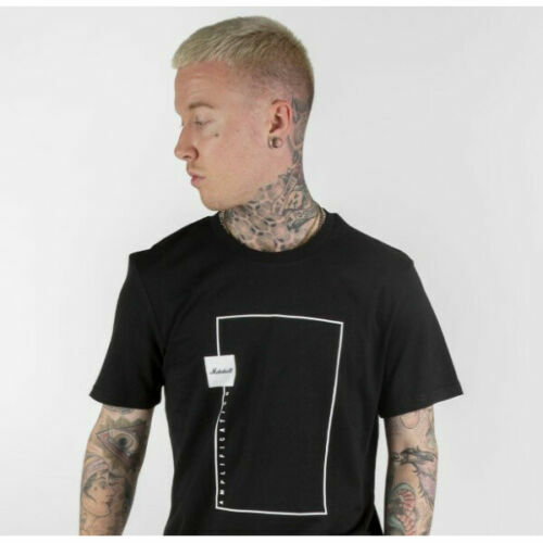 Marshall Amps ‘Box It’ T-Shirt, Men’s Medium (M), Black