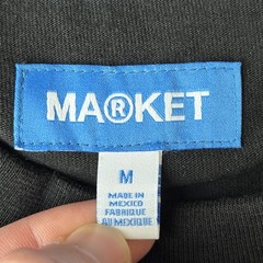 Chinatown Market T-Shirt Black Blank Tee Men’s M Single Stitch Cotton