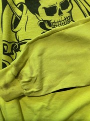 Lot Of 2 Suavecito Pomade Hair Styling Graphic L/S Orange Neon T-Shirts Sz. M