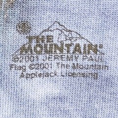 Vintage The Mountain Shirt Men’s Size XL Navy Blue Tie Dye Tee Cottton