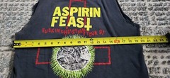 Rare Vtg 90’s Single Stitch ASPIRIN FEAST band T-shirt (See Photos)