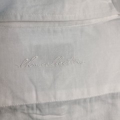 NEW BoohooMAN Super Oversized Linen Blend Shirt & Baggy Trousers White Sz M